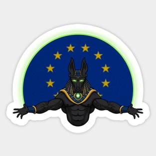 Anubis European Union Sticker